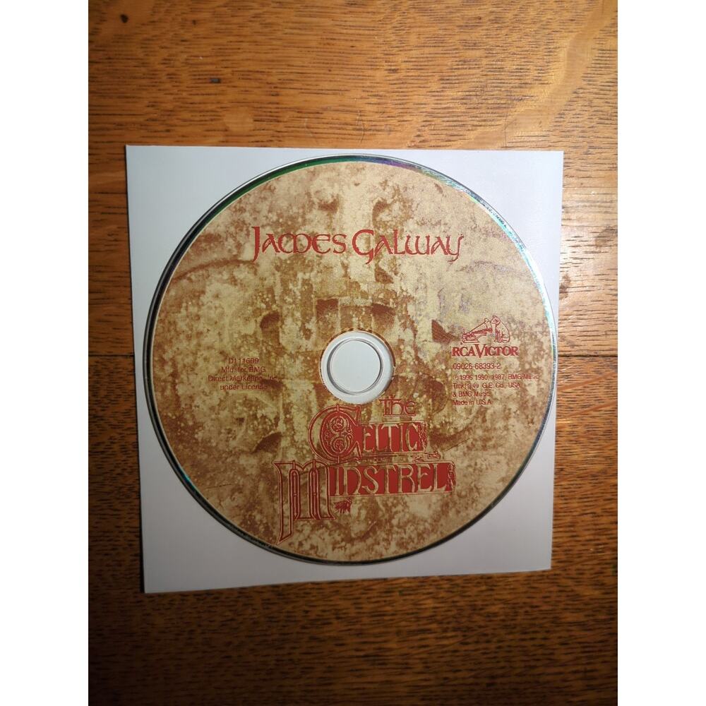 JAMES GALWAY The Celtic Minstrel - CD Disc Only